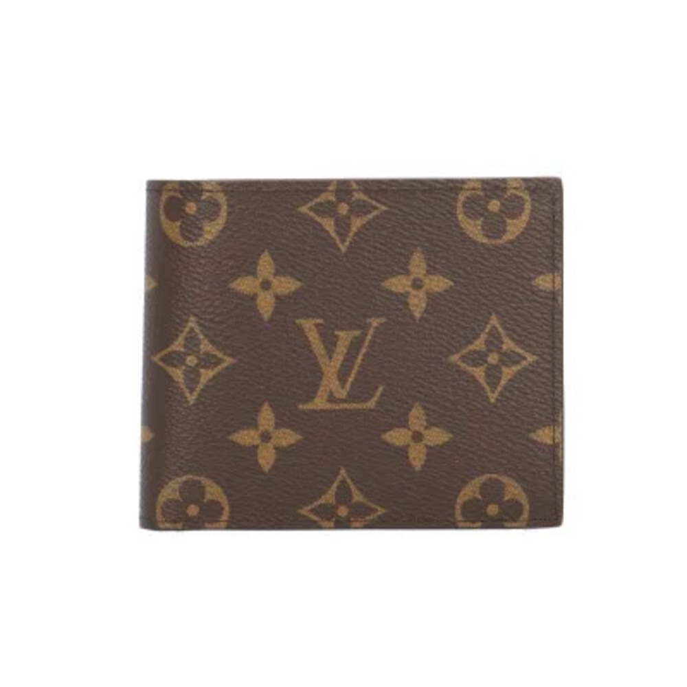 Louis Vuitton Portefeuille Marco NM Monogram Bi fold Wallet Canvas